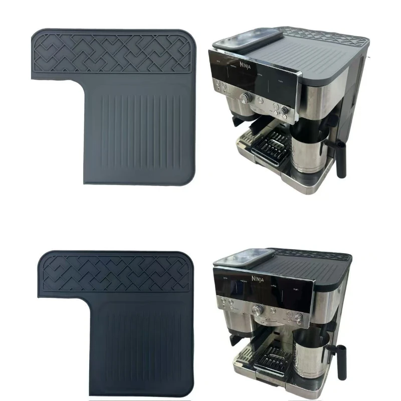 Coffee Machine Top Waterproof Protection Mat Food-grade Silicone Dust-free Pad Coffee Accessories For Ninja Luxe Espresso view 2