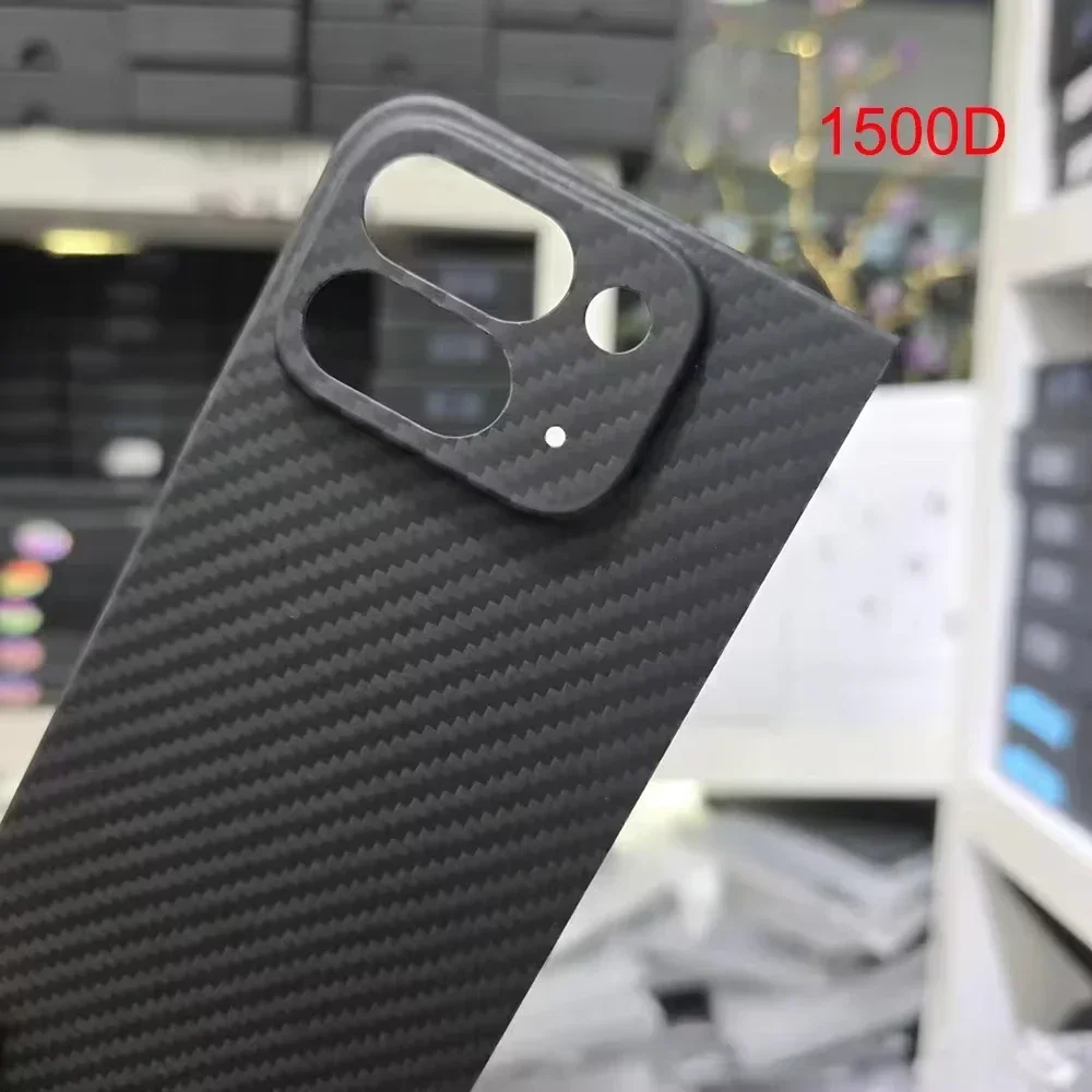 1500D For Google Pixel 9 Pro Fold Luxury Real Aramid Carbon Fiber Phone Case Cover Protection Pixel 9 Pro Fold Luxury Case