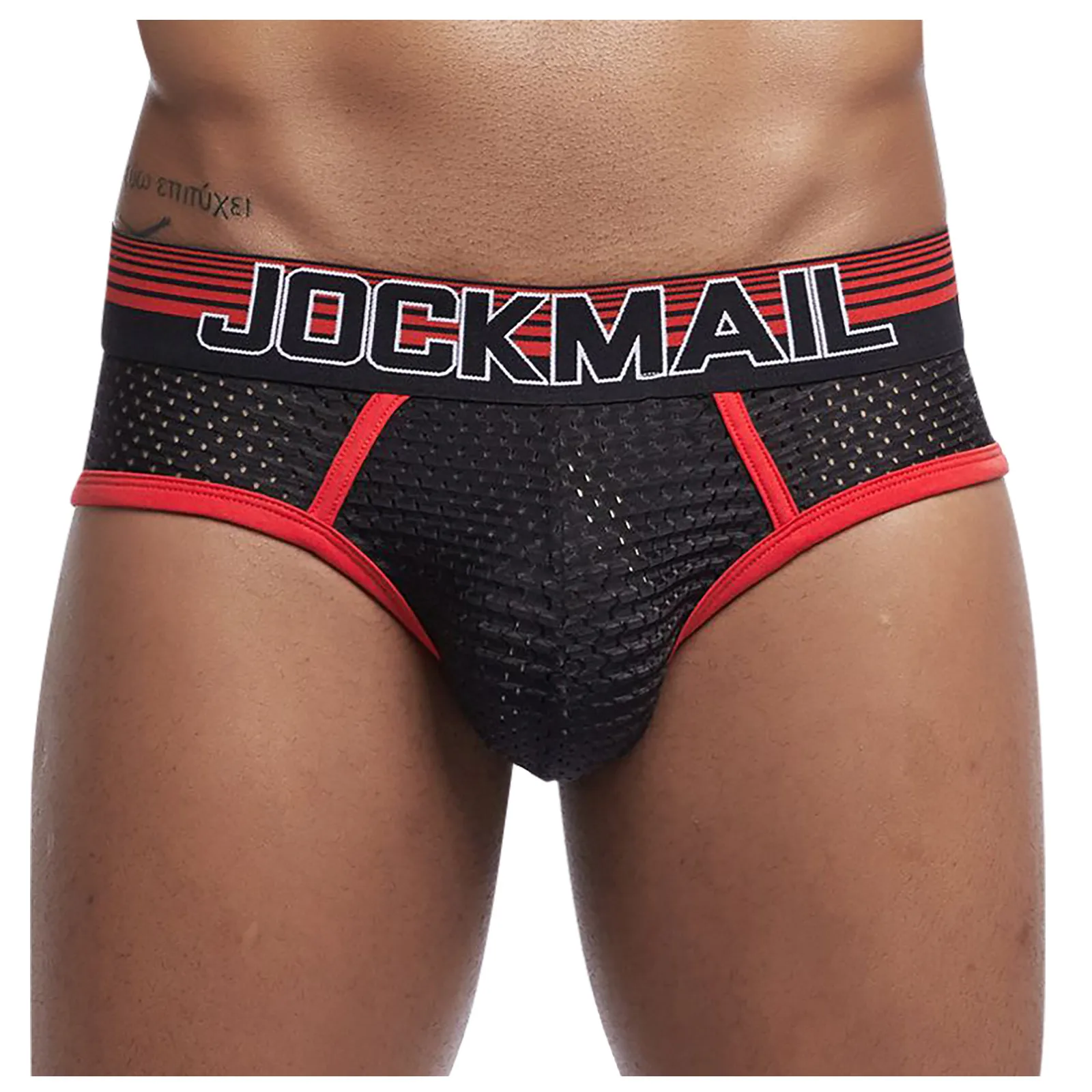 JOCKMAIL Men\'s Briefs Soft Male Panties Shorts Mesh Breathable Panties Man Underpants Male Sport Underwear Sleepwear