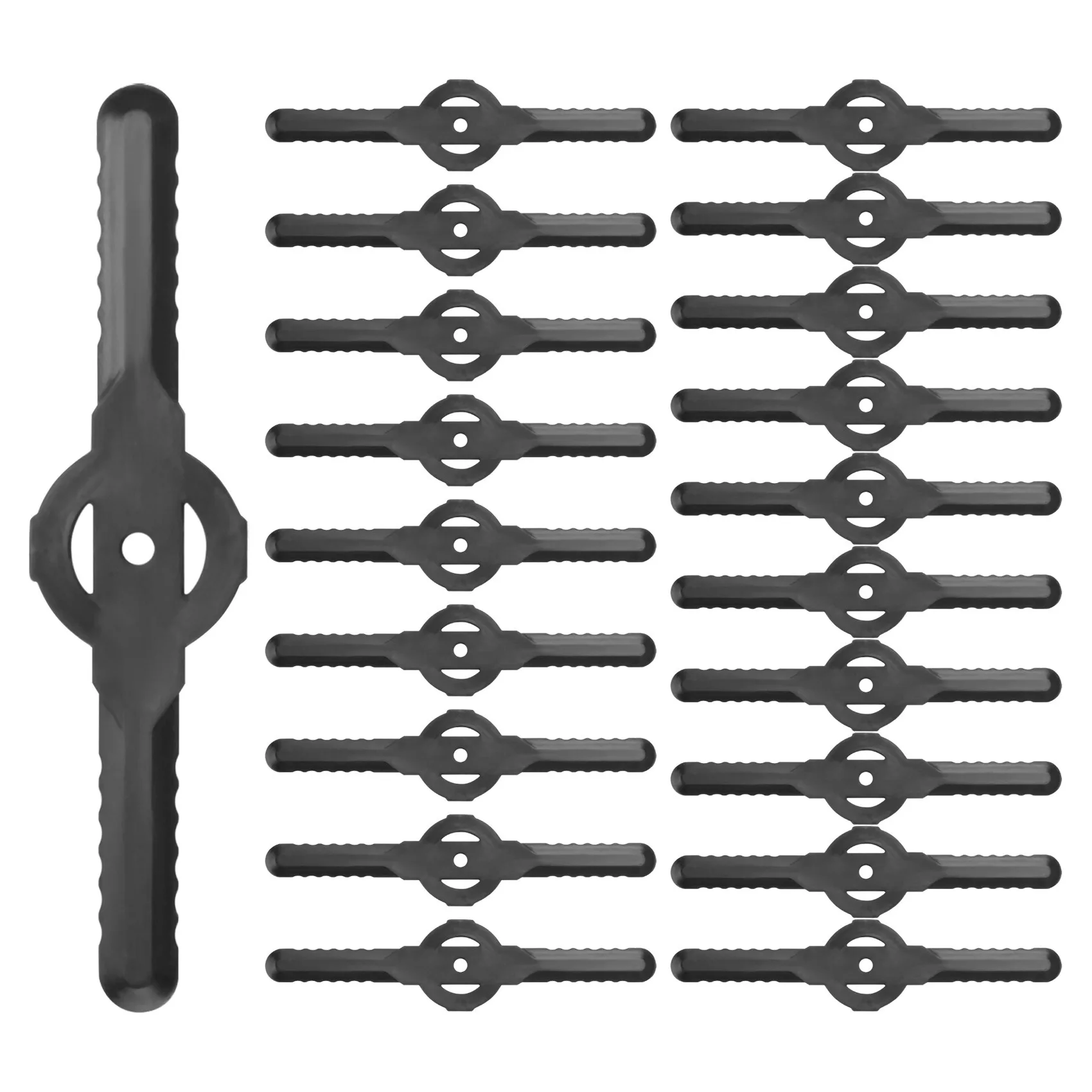 

【ALLOWANCE】400Pcs Plastic Grass Trimmer Blades Lawn Mower Blade Cordless Trimmer Garden Tool Lawn Mower Trimmer Accessories