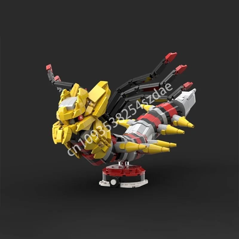 

996pcs MOC Giratina Origin Form Brickheadzed Model Building Blocks Construction Assemble Creative Christmas Gift Idea Toys Brick