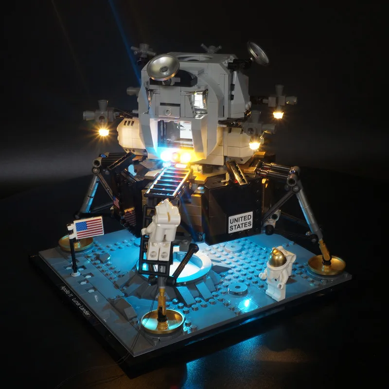 

No Bricks LED Light Kit for NASA Apollo 11 Lunar Lander 10266