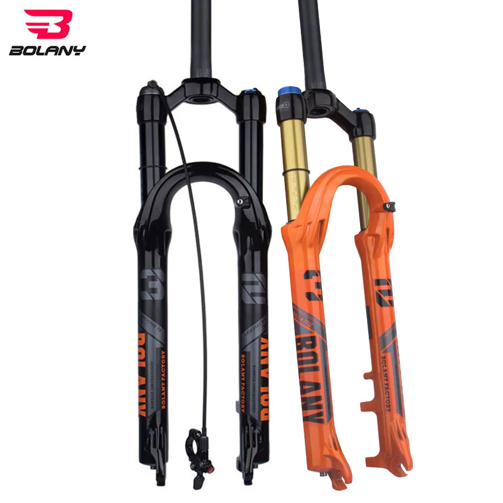 Bolany Mountain bike front fork air pressure front fork suspension magnesium alloy disc brake 27.5 29 inch for FOX fork XC AM