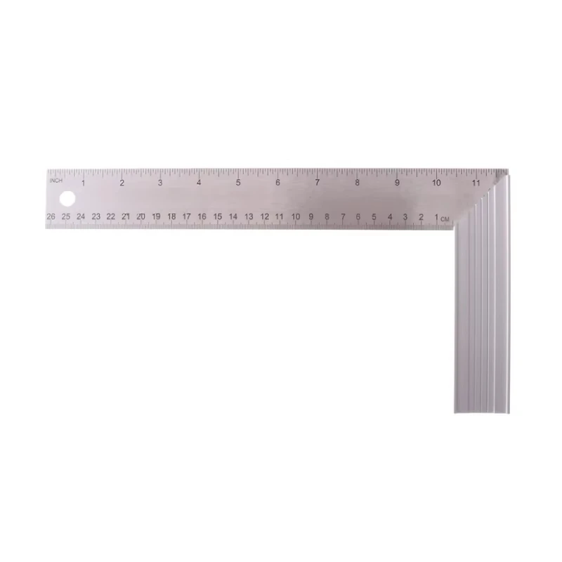 

Линейка для деревообрабатывающего инструмента Угловая линейка из нержавеющей стали, измерение разметки