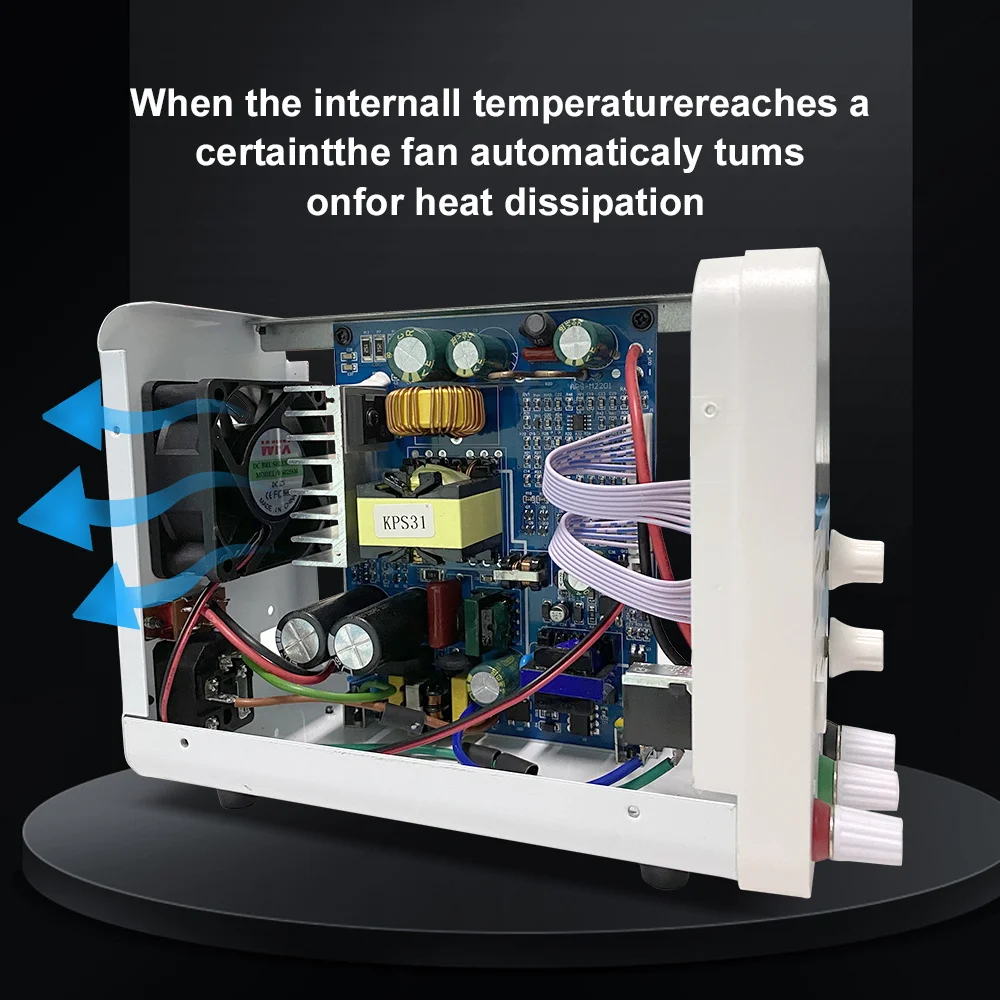 Imagem -06 - Wanptek Fonte de Alimentação dc Ajustável Laboratório Regulador de Tensão Estabilizado Fonte do Interruptor 30v 10a 60v 5a 120v 3a 110v 220v