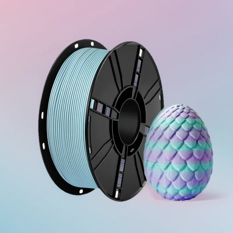 1kg 3D Printer Filament PLA Rainbow Color Macaron Gradient Multi-Color Silk Texture Consumables 1.75mm FDM Consumables