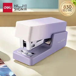 Cucitrice per ufficio DELI 10 strumenti per rilegatura della carta cucitrice Mini cucitrice graffette raccoglitore di carta cancelleria strumenti per rilegatura per ufficio