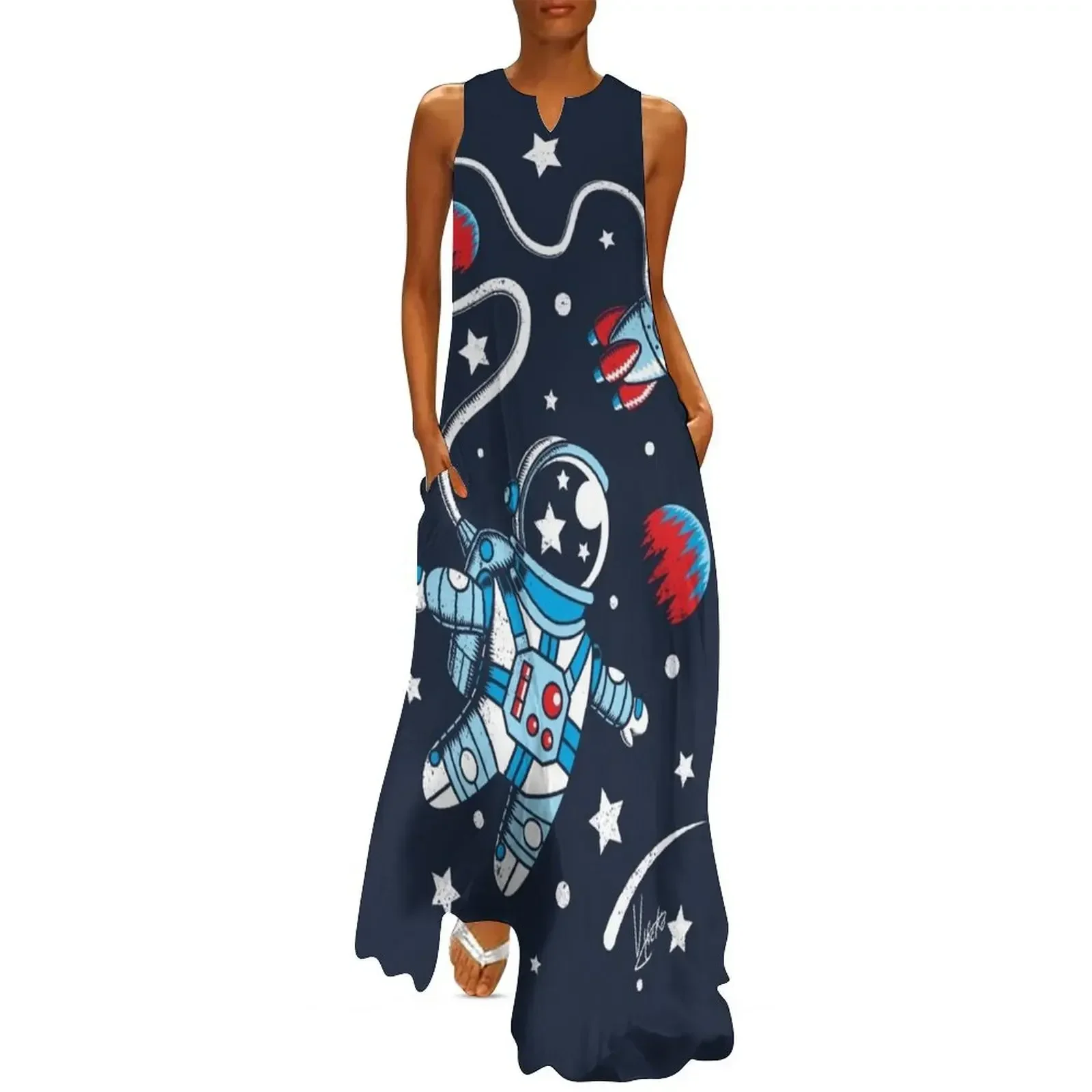 

Space Walk Long Dress Long dress woman womens dress women party dresses evening woman