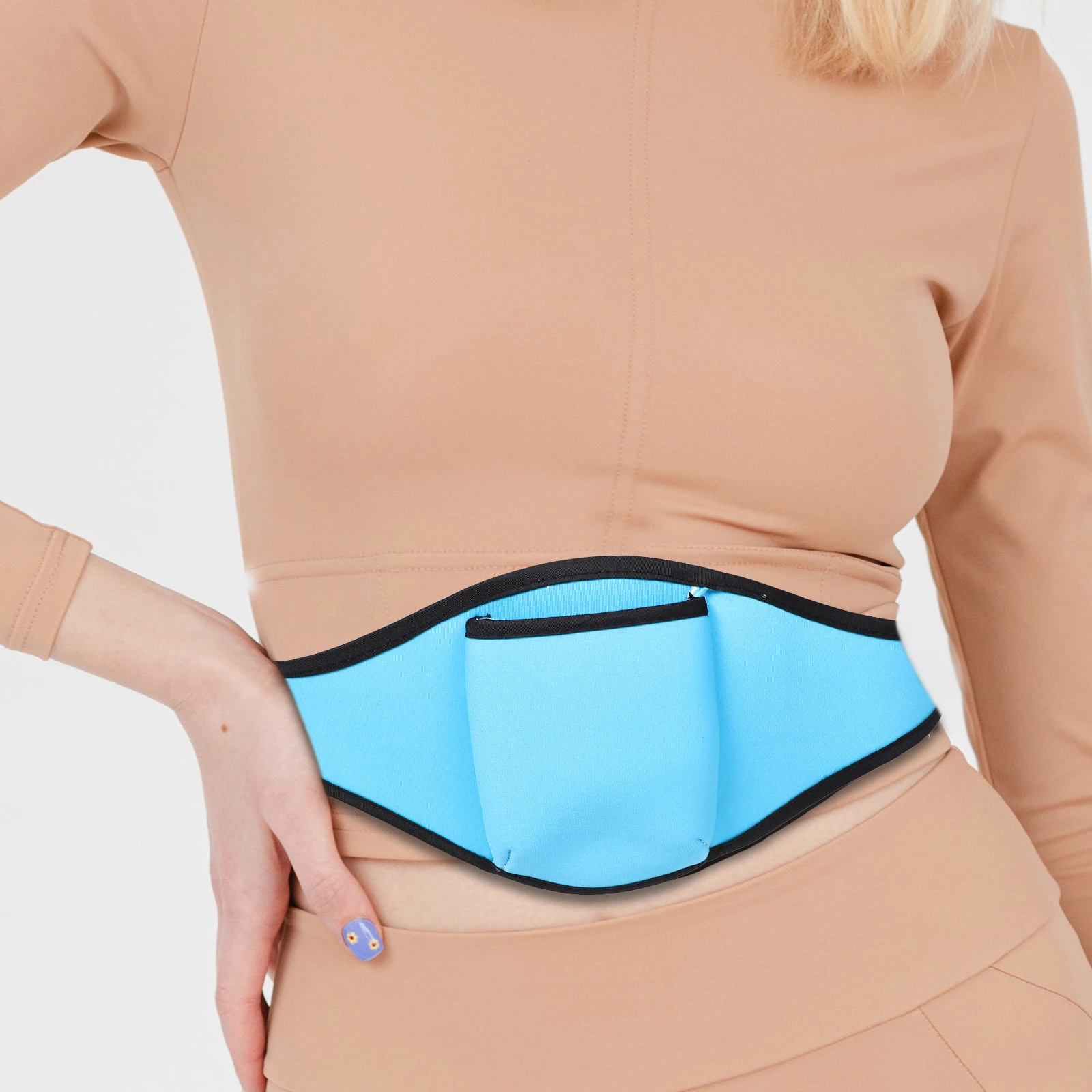 2Pcs Mic Belt Pack Light Adjustable Waist Bag Workout Instructor Microphone Holder Fitness Microphone Dance Pouch