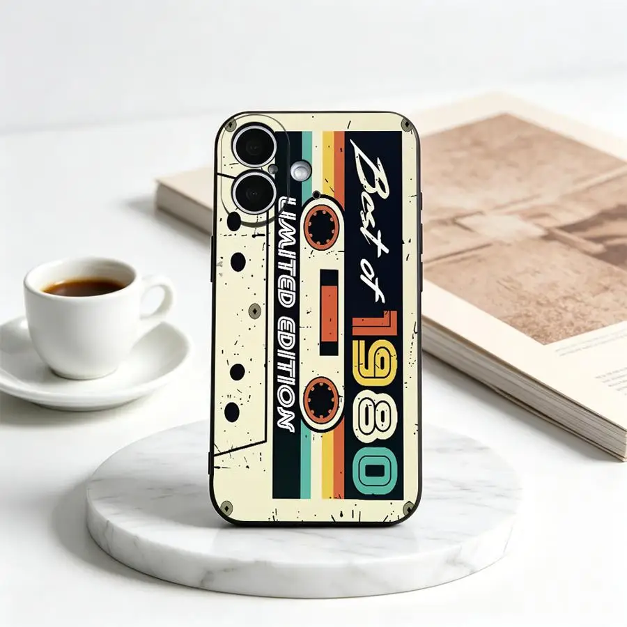 Phone Cover Case for Apple iPhone 17 Pro Max 15 Plus 14 13 Mini X XS XR 12 11 16 7 8 Air 17e 16e Cool Cassette view 6