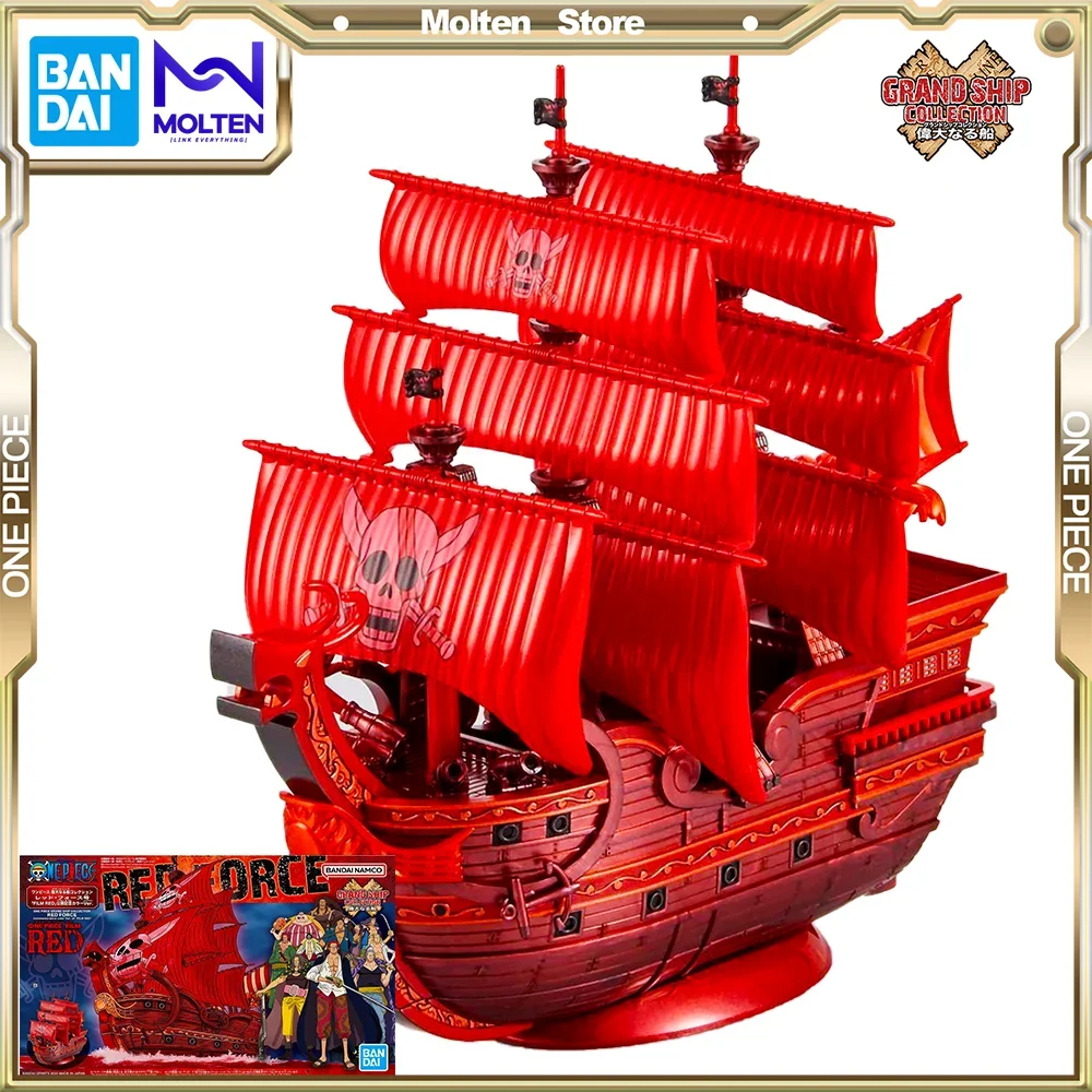 

Bandai One Piece Grand Ship коллекция One Piece фильм Red Shanks Red Force пиратский корабль аниме экшн-модель