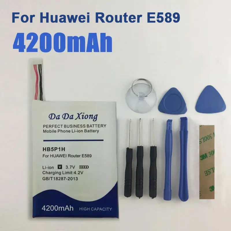 

Аккумулятор 4200 мАч HB5P1H для маршрутизатора Huawei E589 R210 E5776s E5776S-22/32/501/601/860/922 FDD