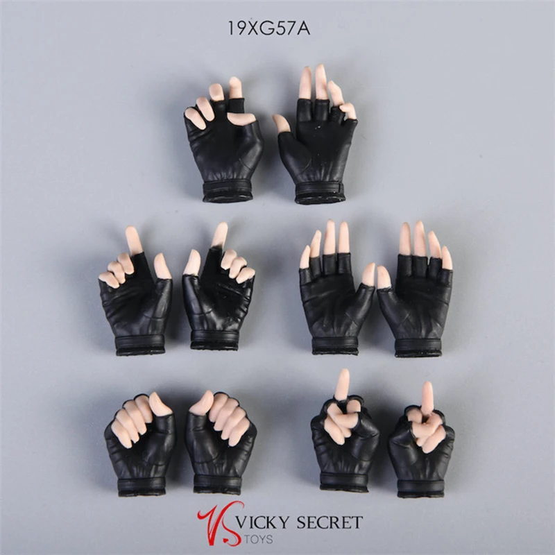 in Stock VSTOYS 19XG57 1/6 Scale Female Half Glove Hands Model Accessories For 12