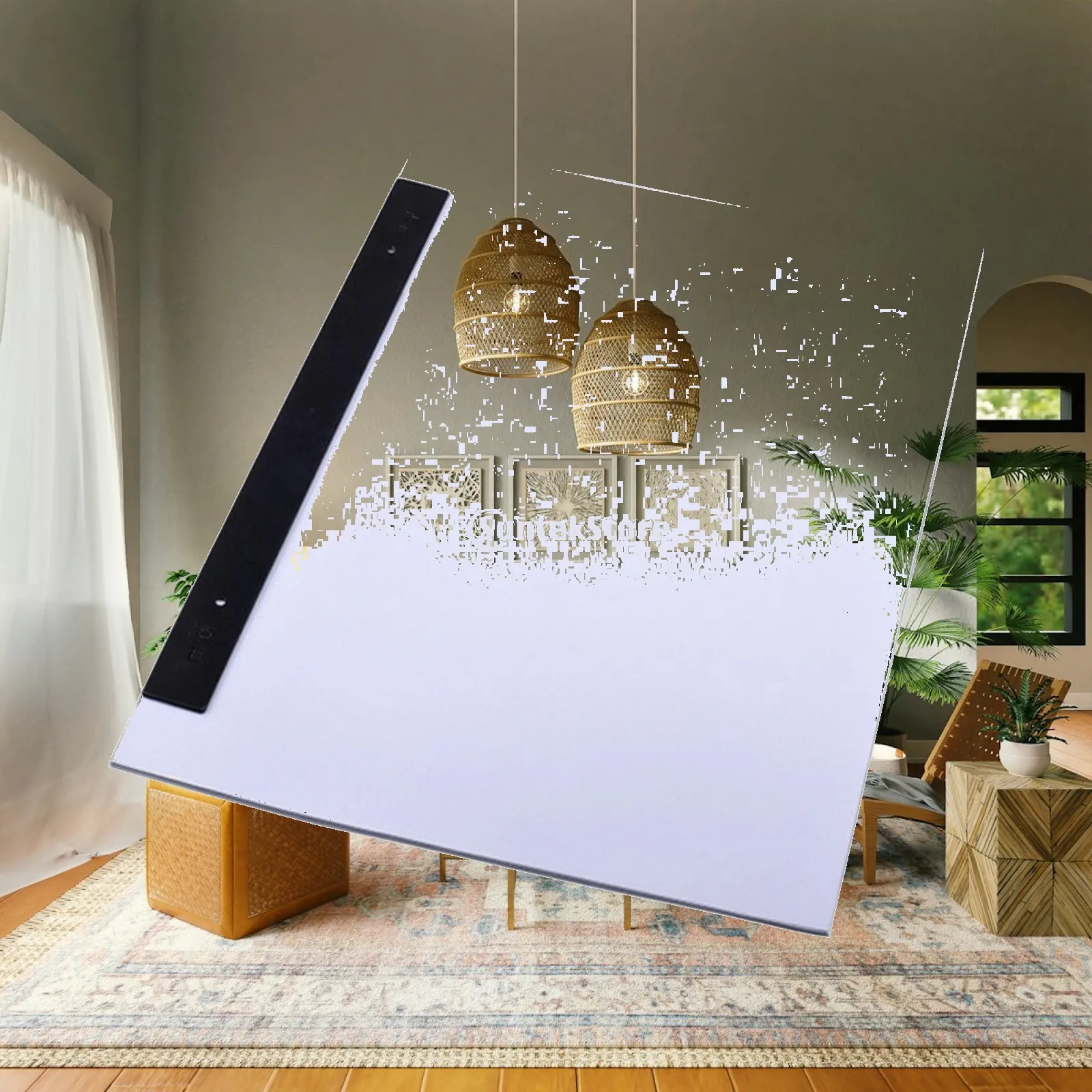 200 Pieces Animation Paper with Positioning Strip Smooth Animation Drawing Paper Punched Flexible for Animators, Tracing