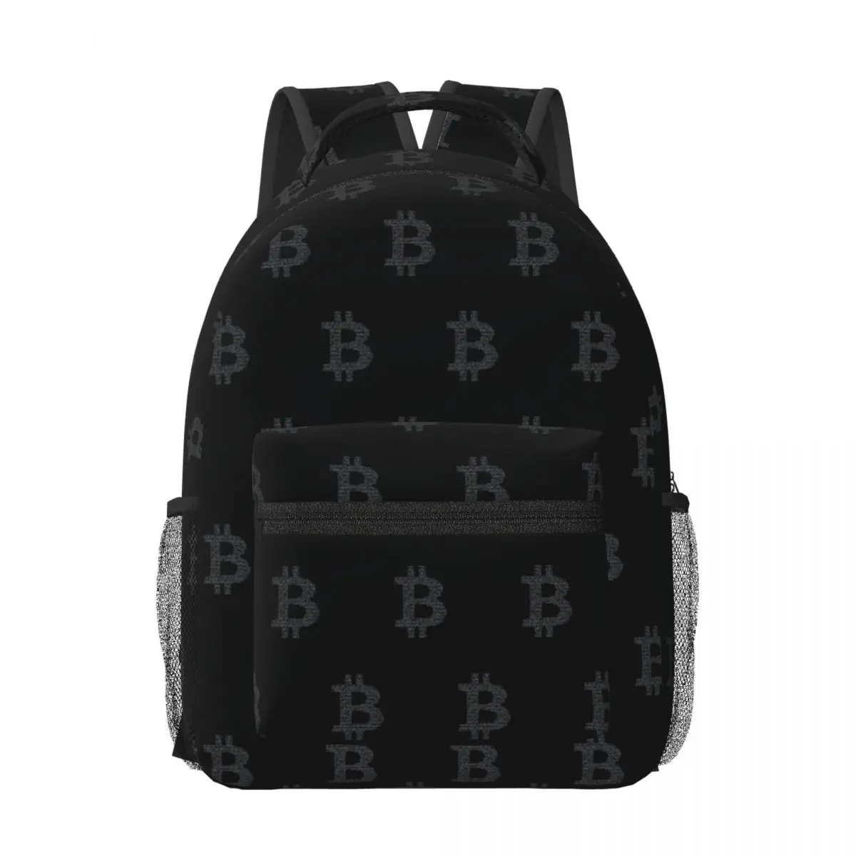 Bitcoin Cryptocurrency Woman Backpacks Boys Girls Bookbag Casual Students School Bags Portability Laptop Rucksack Shoulder Bag