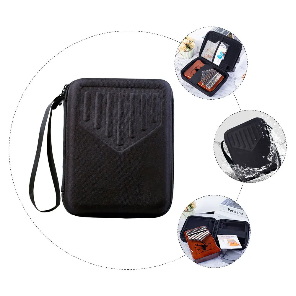 

1Pcs Waterproof Thumb Piano Bag Eva Material Shockproof Storage Case Portable Kalimba Pouch Waterproof Kalimba Bag