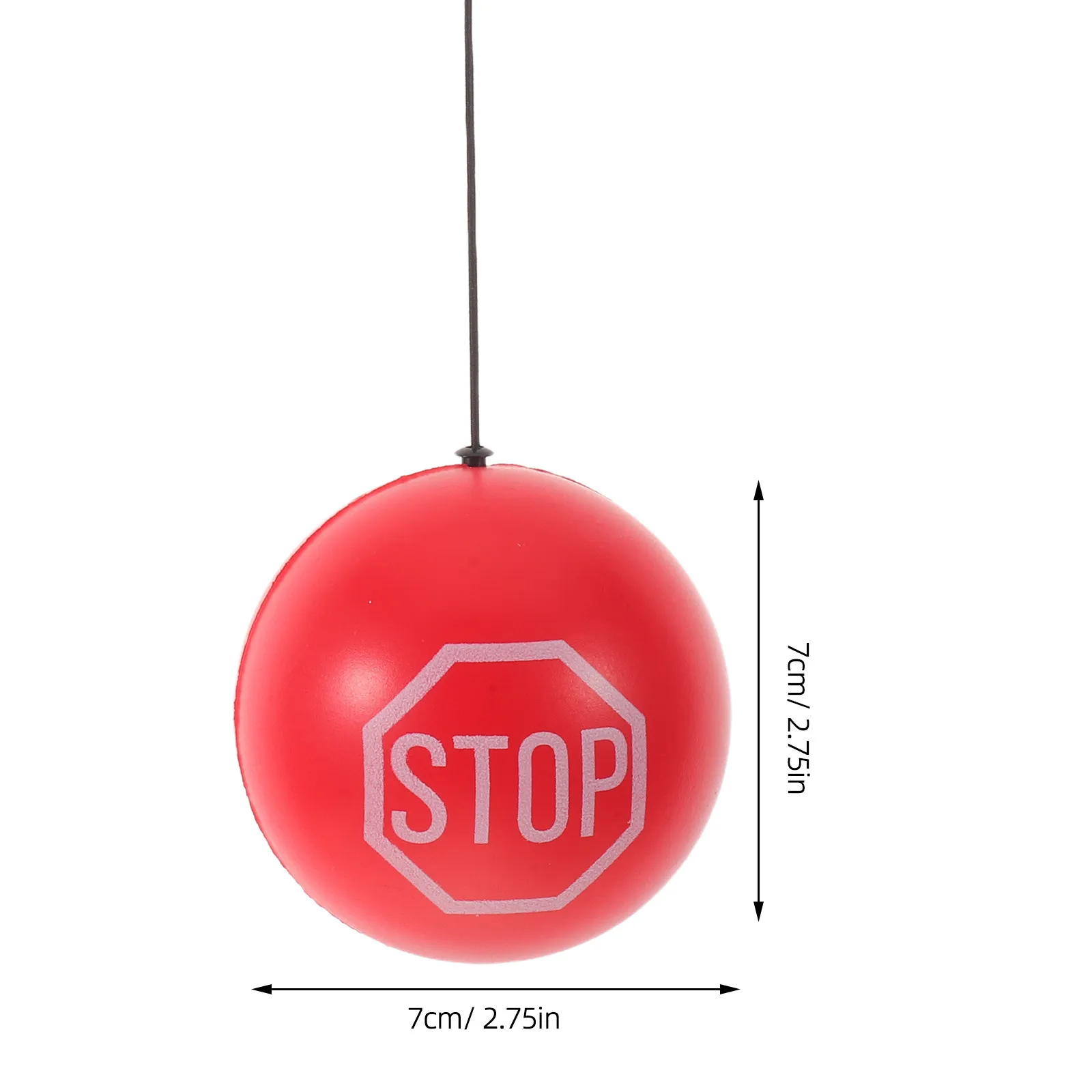 1Set Garage Tennis Ball Parking Aid Red with 13Ft Elastic String Adjustable Buckle Garage Parking Stop Indicator Anti-Collision view 4