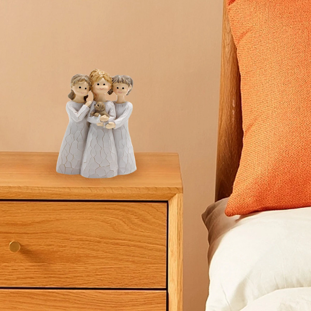 Drei Schwestern - Statue der dauerhaften Freundschaft/Zuhause - Statue zur Außendekoration/Ideales Geschenk für Schwestern/Weihnachten - Valentinstag