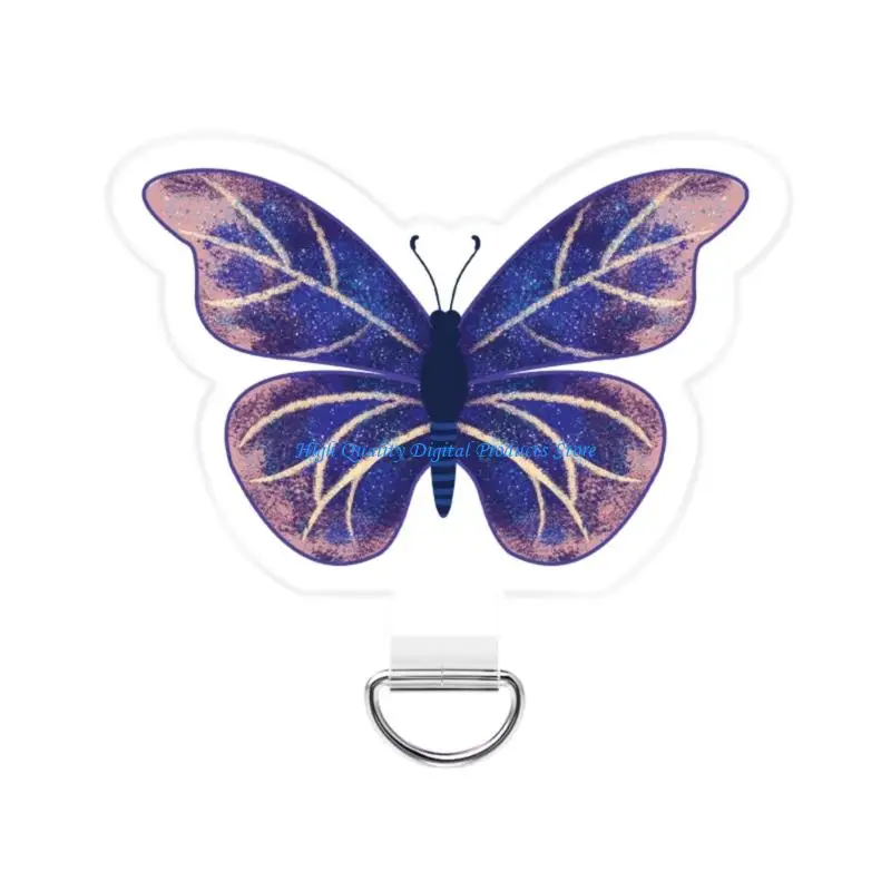 U2JE Exchangeable Phone Cord Clip Butterfly Decoration For Access Layouts And Small Items