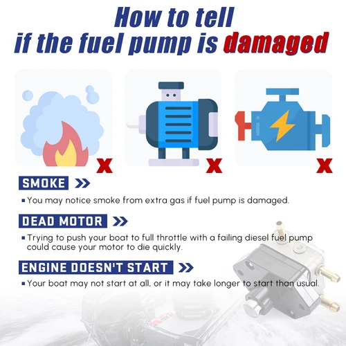 Imagen 2 del producto Bomba de combustible 8M0118177 8M0141827 para Mercury 4 tiempos 40HP 50HP 60HP 881862T 892874T01 18-8866