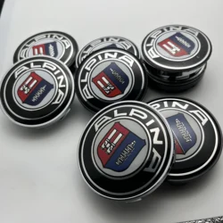 4pcs 56mm 60mm 65mm 68mm Car Wheel Hub Center Caps Rims Dust-Proof Cover Badge Logo Emblem For Auto Exterior Accessories