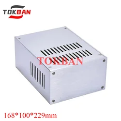 Tokban 168*100*229mm All-aluminum Power Amplifier Chassis Enclosure Multifunctional Audio Amplifier Case Shell