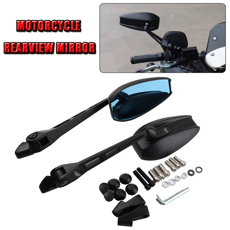 6mm CNC Universal Motocycle Rearview Side Mirrors For Honda Yamaha FZR YZF 600R R1 R6 R6S Suzuki GSXR 600 750 1000 Kawasaki