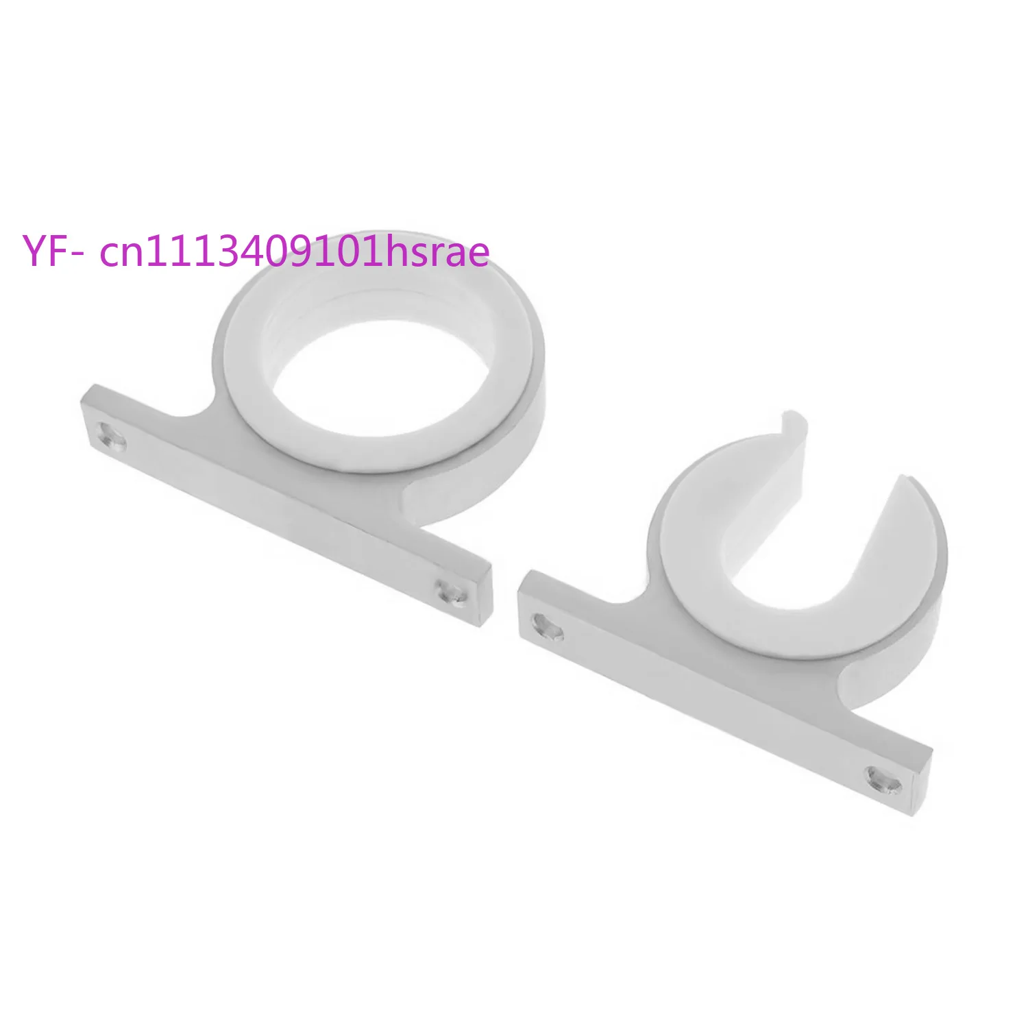 Aluminiumlegierung Angelrutenhalter mit fester Schnalle, Angelruten-Aufbewahrungsclip, Marine-, Yacht- und Wohnmobilzubehör