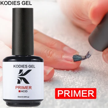 KODIES GEL Nail Primer Base Gel Prep Dehydrator Fast แห้งการยึดเกาะที่แข็งแกร่ง Base Coat เจลกึ่งถาวร UV เล็บ Bonder