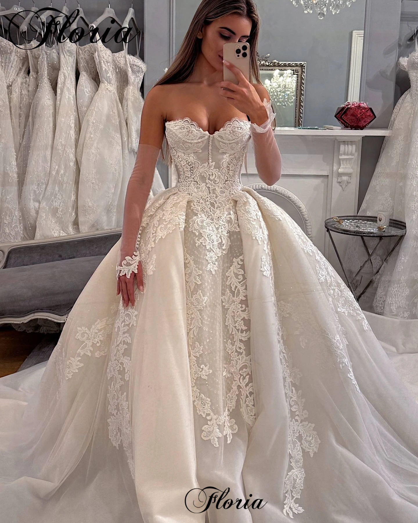 New Elegant Lace Wedding Dresses Sweetheart Country Wedding Gowns For Women Sleeveless Bridal Dresses 2025 Vestido Blanco