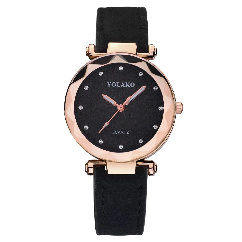 Starry Sky Diamond reloj de mujer, reloj de cuarzo con cinturón