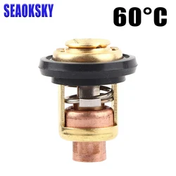 Termostato 60 graus para o motor de popa Yamaha, 2 curso, 9.9-55HP, 6F5-12411-00, 6F5-12411-01, 6F5-12411-02, 6F5-12411-03