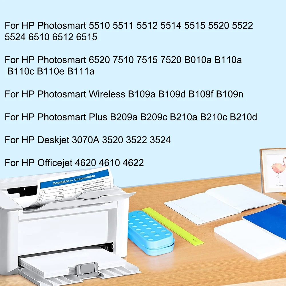 Replacement for HP364XL for HP364 364XL 364 Ink Cartridge for HP Photosmart 6525 7510 7515 7520 B010a B110a B110c B110e B111a