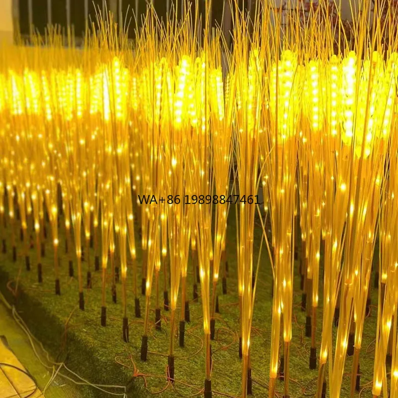 

Outdoor Decoration PVC Wheat Landscape Light Rice Light for Park square