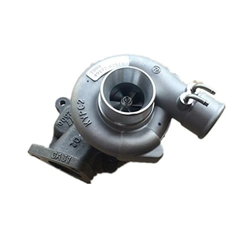 GOWE TD04 turbo 28200-42540 MR355225 49177-07612 49177-02513 turbocharger for Mitsubishi for Hyundai L300 D4BH 4D56 engine view 2