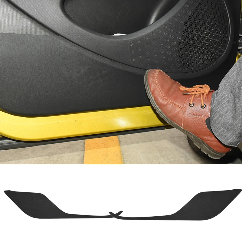 for Smart Fortwo 451 Forfour 453 2020 2019 2018 2017 Car Door Anti Kick Pad Side Mat Protector Cover Sticker Leather Accessories