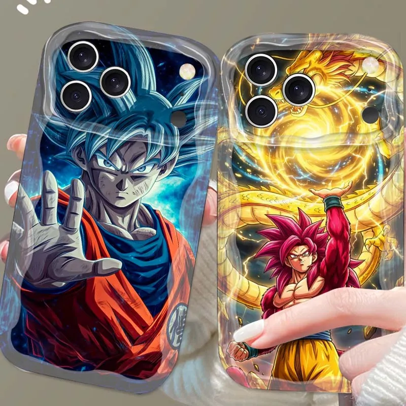 

Dragon Ball Popular Shining Phone Case For Apple iPhone 17 16 16E 15 14 13 12 11 XS Air Pro Max Plus Wave Oil Soft Funda