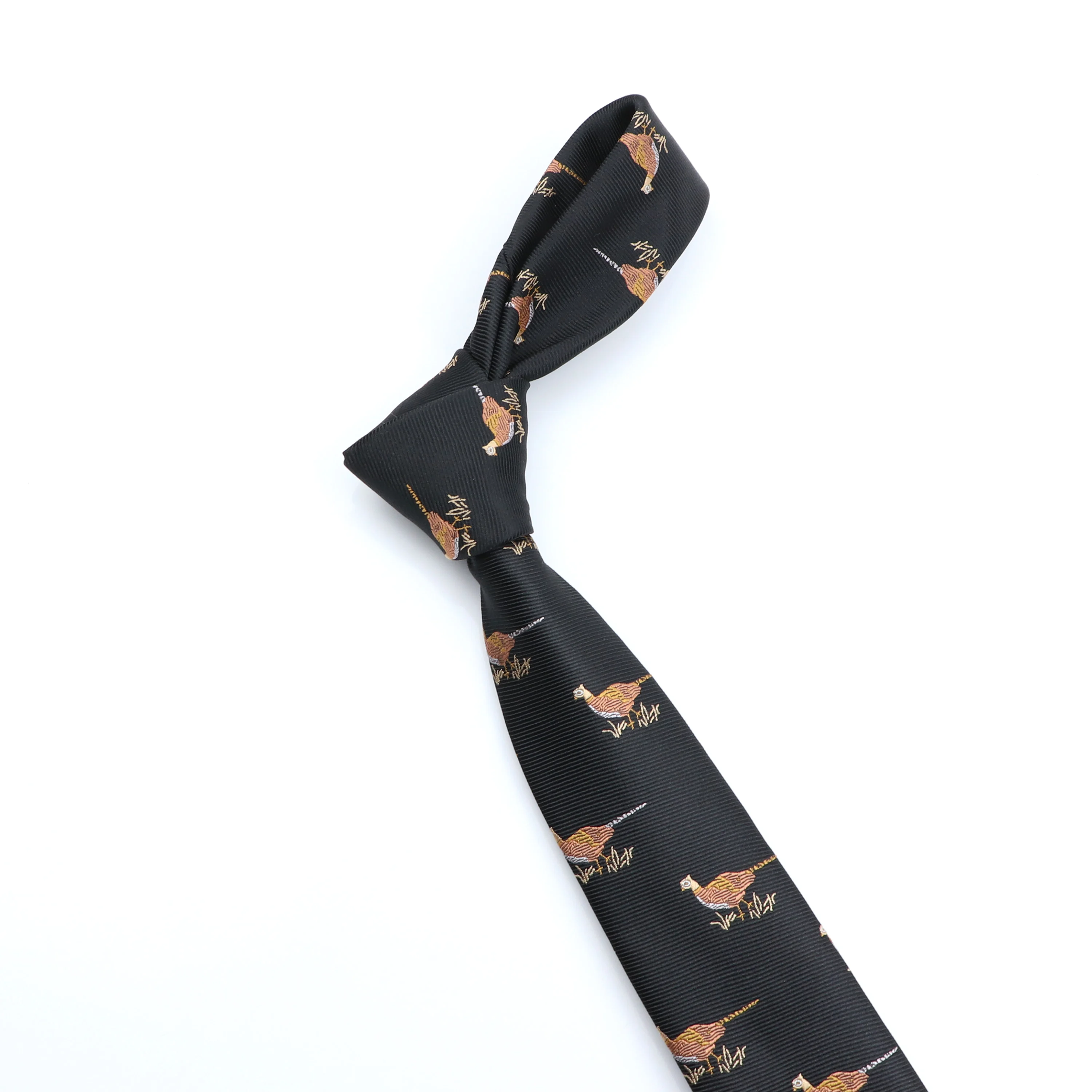 Fashion 6cm Mens Business Tie Formal Bird Flower Jacquard Wedding Necktie Narrow Classic Corbata Neckwear Gravata For Man Wear