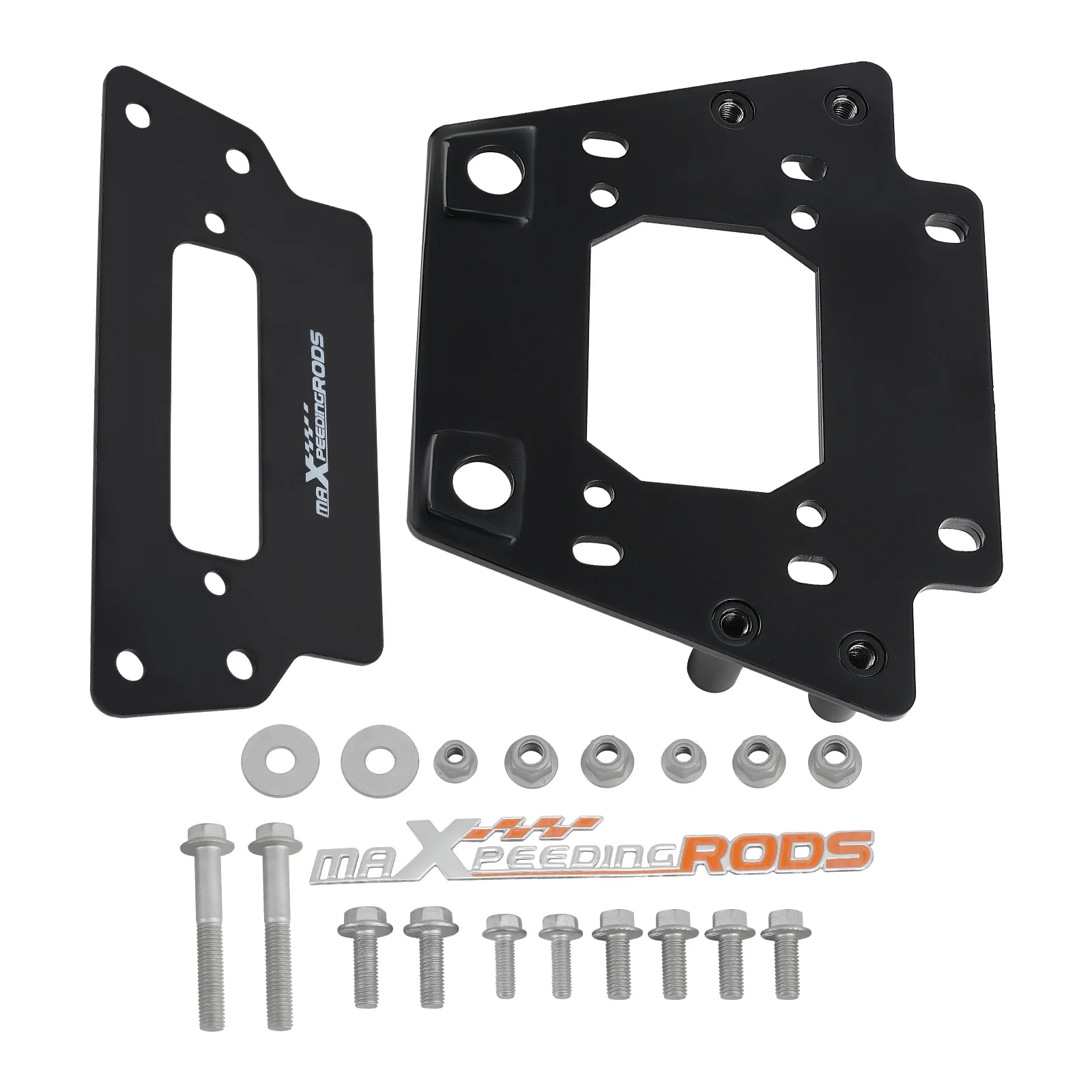 

Front Heavy Black Winch Mounting Plate Kit For Kawasaki Teryx KRX 1000 20-2024