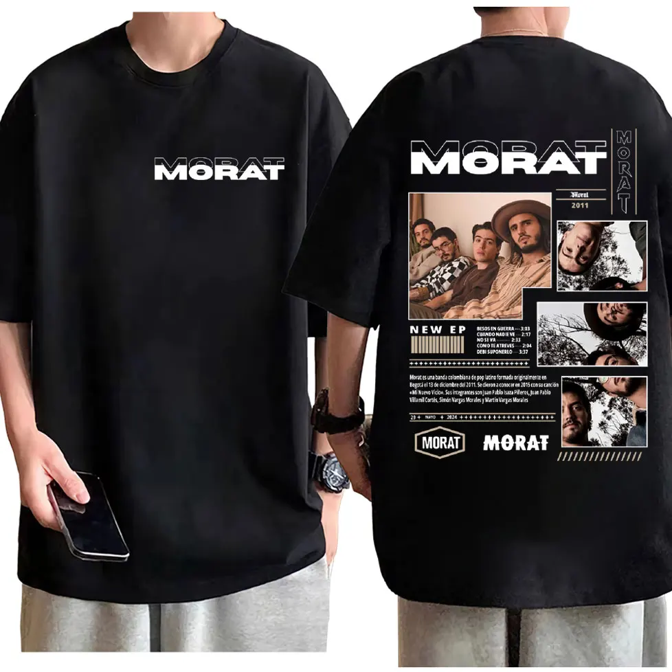 Columbia Band Morat Graphic T Shirts Men Women Pop Music Short Sleeve T-shirt High Quality Fashion Oversized T-shirts Streetwear