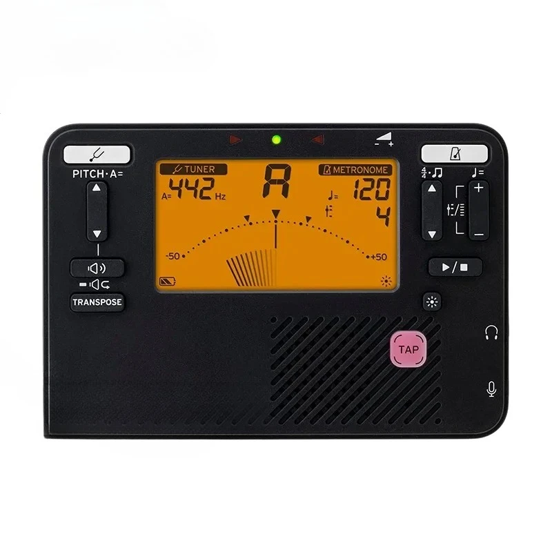 TM70T TM70C Tuner+Metronome+Recorder,  Used for wind, Guitar, Ukulele, and Piano Keyboard Instruments