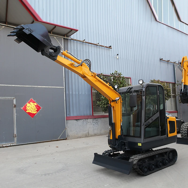 YG Mini Excavator Log Rotating Grapple 0.8t Mini Excavator Mini Excavator With Included Attachments