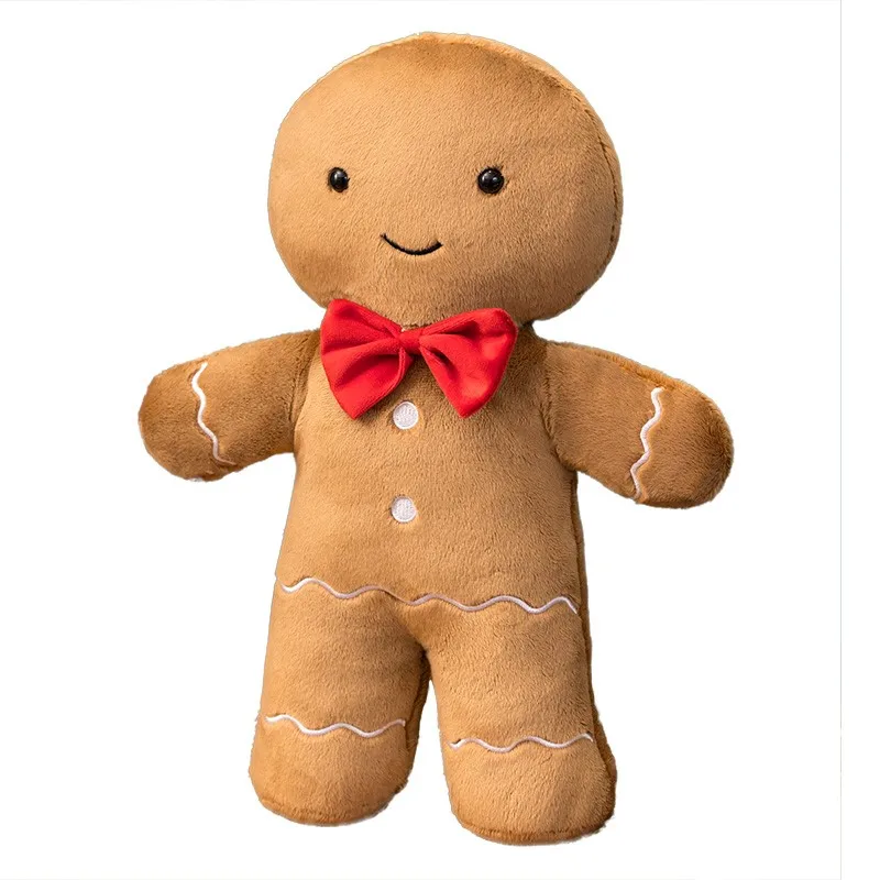 

Nice Christmas Decor Cartoon Gingerbread Man Plush Toy Simulated Christmas Tree Doll Xmas Festival New Year Decor Kid Child Gift