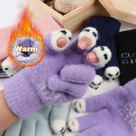 

Warm Gloves For Women Winter Windproof Gloves Cold Weather Gear Anti-Slip Thermal Gloves Hand Warming Accessories For Outdoor