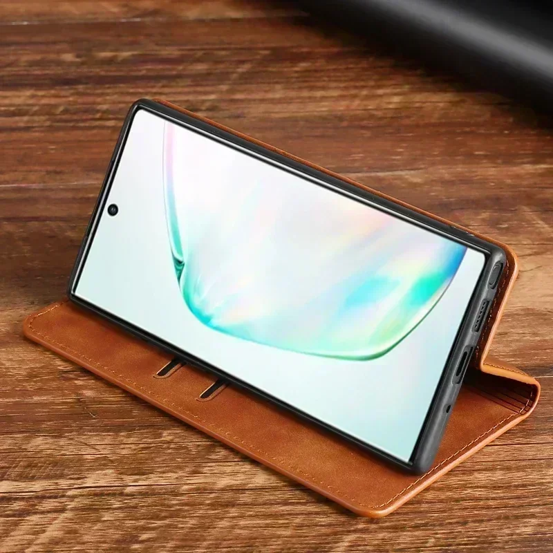 Note10 Flip-Hülle für Samsung Galaxy Note 20 Ultra 10 Pro Lite 9 8 5 4 M40 M30s M20 M11 M10s M10 M01 S Core Lederhülle Coque – Detail 6