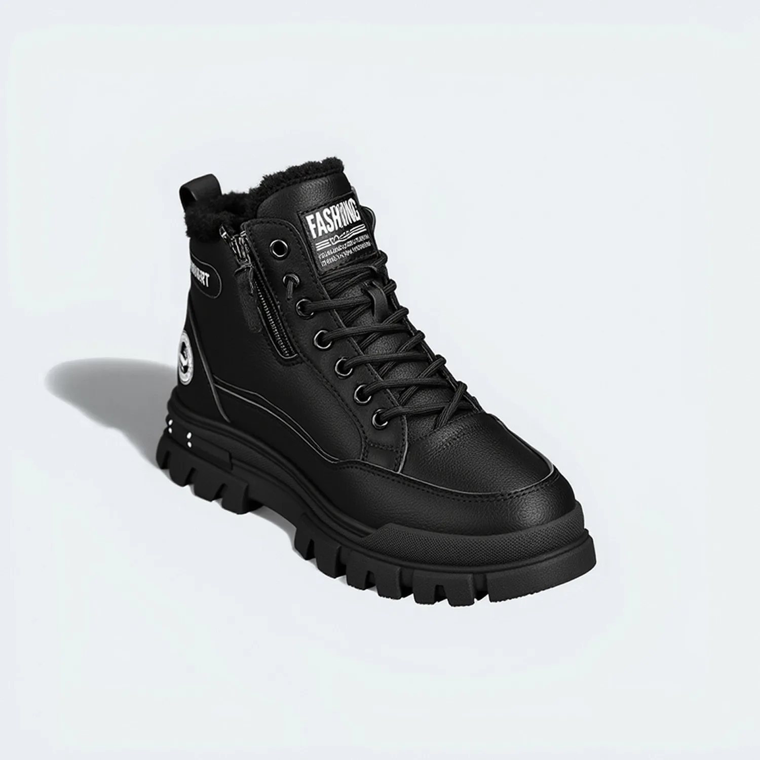 

LANGYUN зимние теплые мужские повседневные кроссовки, большой размер 45, 46, мужская обувь