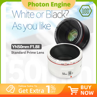 YONGNUO YN50mm F1.8 II DSLR Lens Auto Focus Large Aperture Super Bokeh Effect Compatible with Canon EOS 70D 5D3 600D Cameras