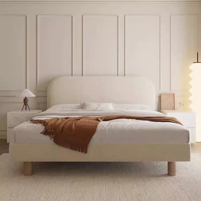 

Japanese White Double Bed Modern Cheapest Daybed Luxury Two-person Bed Tanning Murphy Camas Matrimoniales Bedroom Furniture