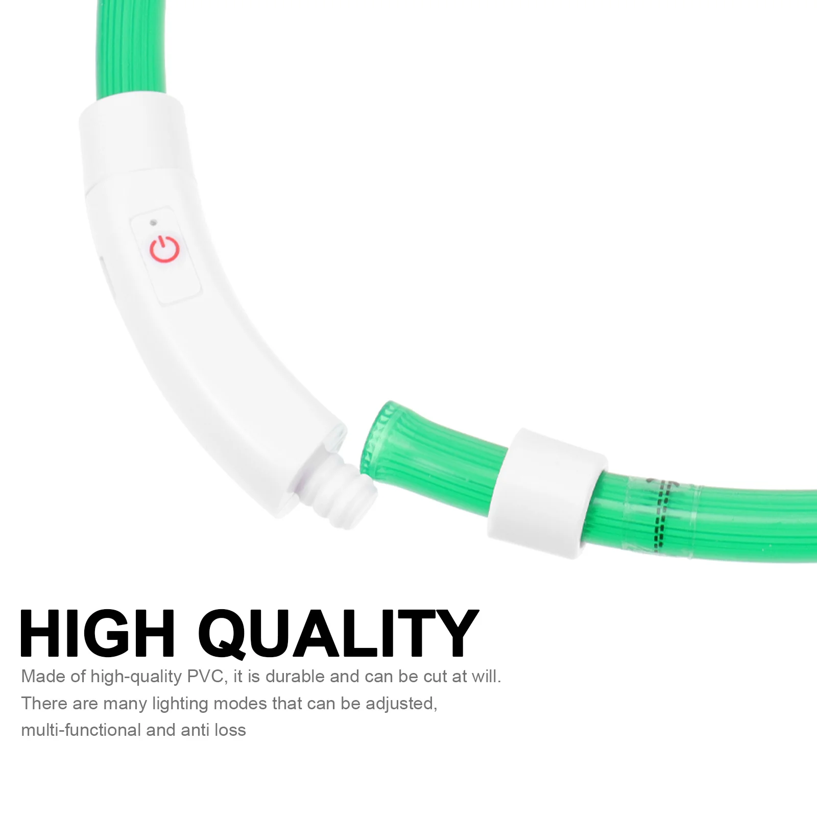 

Night Luminous Dog Collar LED Illuminated Pet Collar USB Charging Glowing for Dog Walking Running Safety Accessory