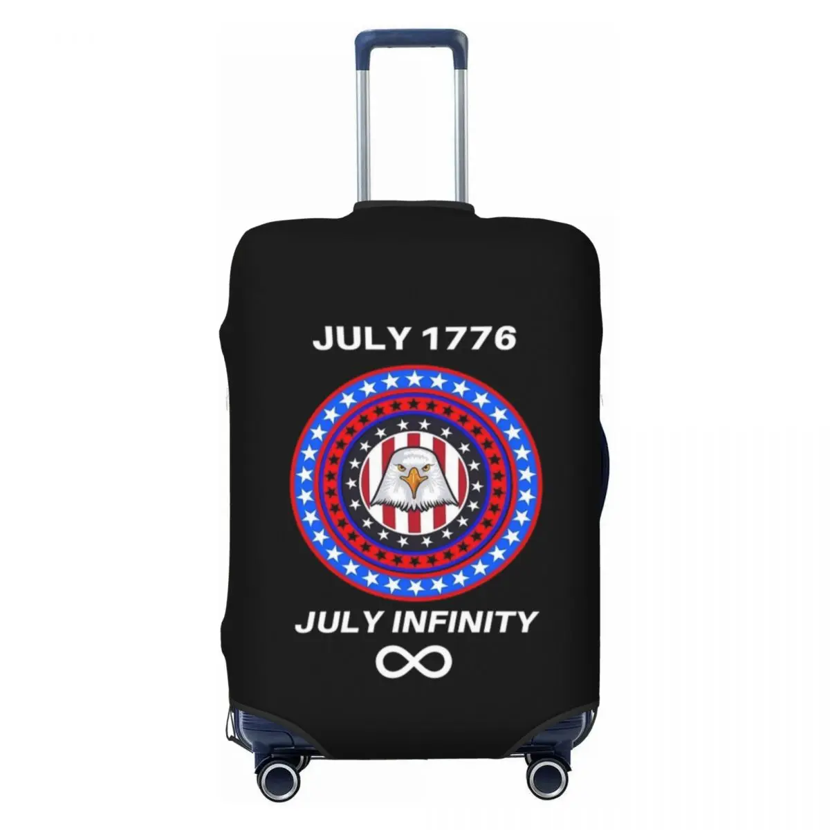 God Bless America Suitcase Cover Business Vacation Useful Luggage Supplies Protector